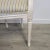 Ethan Allen Ethan Allen Louis XVI French Striped Style Oval Back Armchairs in Distressed White Finish For Sale - Image 4 of 13