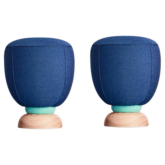 Not Yet Made - Made To Order Set of Collection Blue Puff Toad Stools by Pepe Albargues For Sale - Image 5 of 5