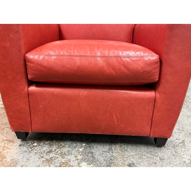 Coach for Baker Furniture Metro Button Chair, Circa 2003 For Sale - Image 9 of 12