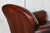Brown Vintage Leather Club Chair With Ottoman, Circa 1980s For Sale - Image 8 of 18