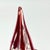 Glass Mid 20th Century Murano Italian Art Glass Christmas Tree Sculpture 8" (Red Drip Tips, Original Foil Label, Vintage Mid-Century) For Sale - Image 7 of 15