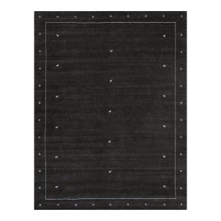 Pasargad Home Gramercy Charcoal Area Rug, 7' 9'' X 9' 9'' For Sale