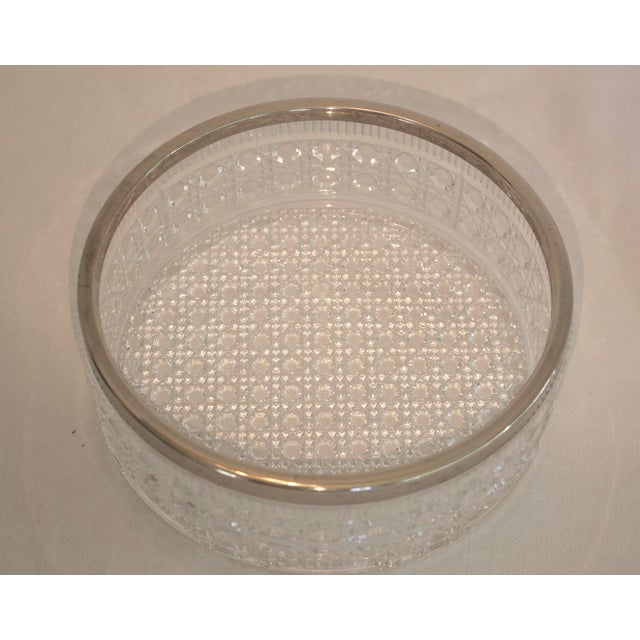 English CutGlass and Silver Trifle Bowl Chairish