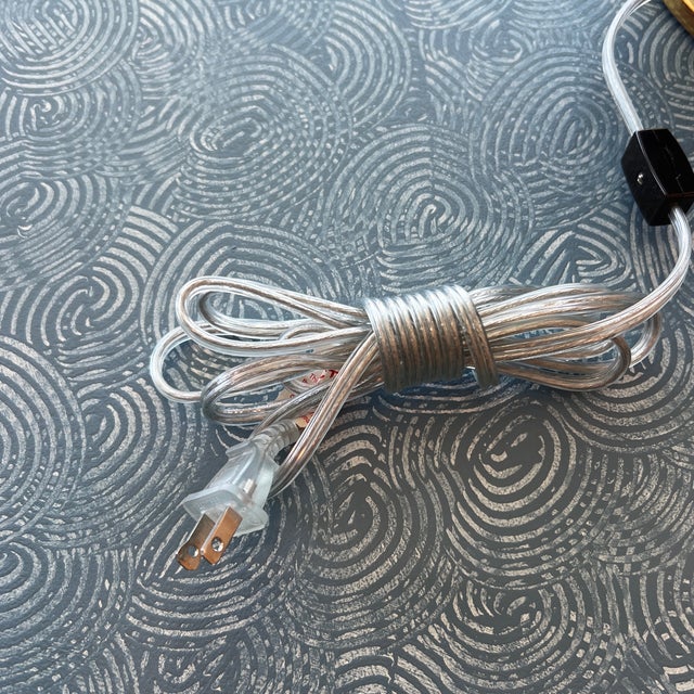 Pair of Christopher Spitzmiller Blue Marble Table Lamps For Sale - Image 9 of 12