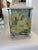 Transitional Vintage Lamp Bases With Stylish Floral Painting on Mercury Glass - a Pair For Sale - Image 3 of 4