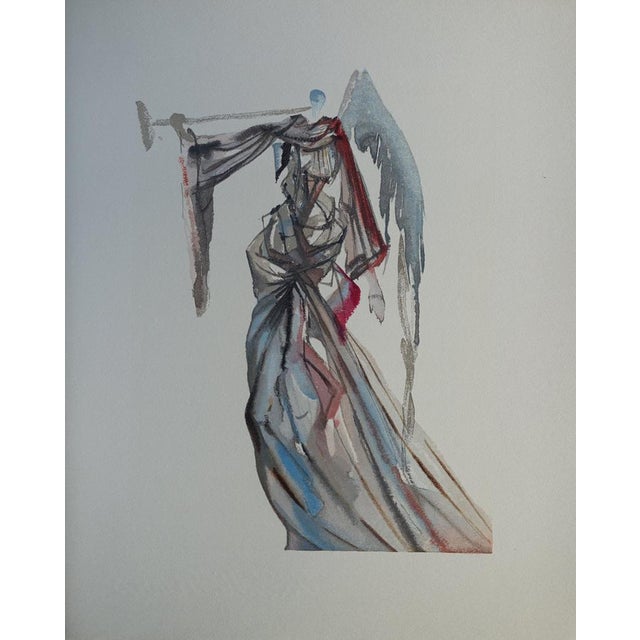 Salvador Dali, L'ange du soleil, Etching For Sale - Image 5 of 5