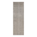 Vintage Turkish Silver Gray Wool Kilim Runner For Sale