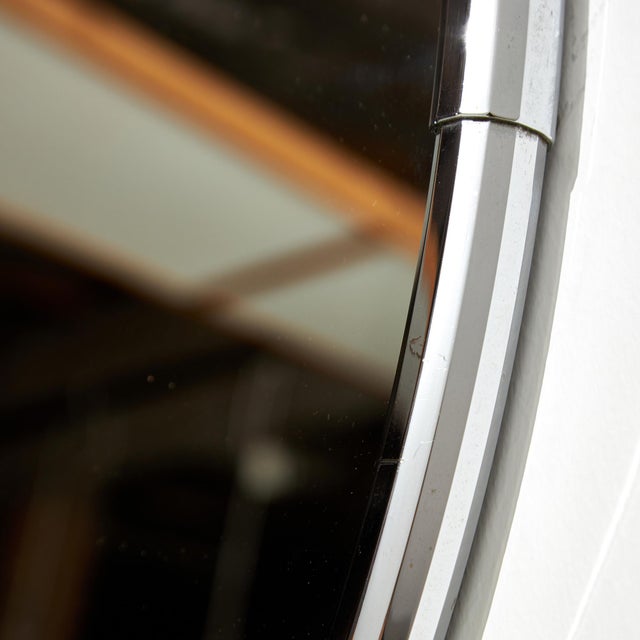 Metal Framed Mirror, 1980s For Sale - Image 12 of 14