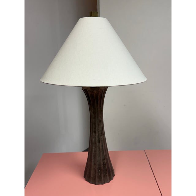 Traditional Robert Kuo for McGuire Diva Table Lamp, Late 20th Century For Sale - Image 3 of 12