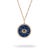 Cosmic Evil Eye Star Medallion Gold Necklace For Sale - Image 12 of 12