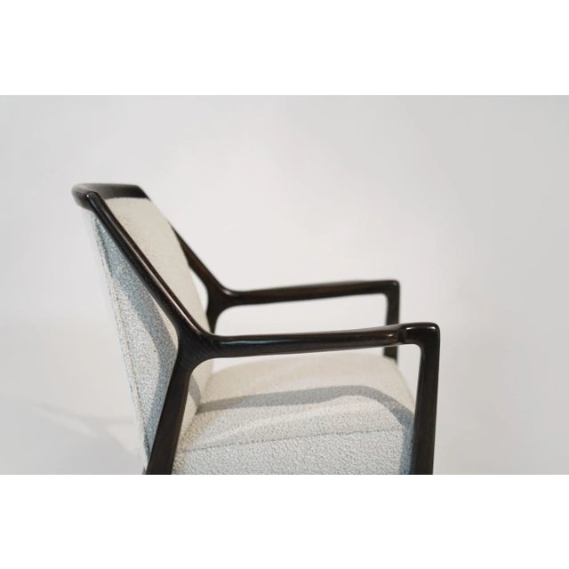 White Lounge Chair in Limed Oak by Jack Van Der Molen, C. 1950s For Sale - Image 8 of 12