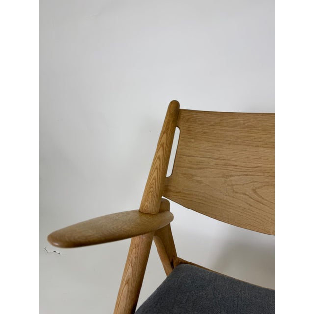 Mid-Century CH28 Lounge Chair by Hans J. Wegner for Carl Hansen & Søn For Sale - Image 15 of 18