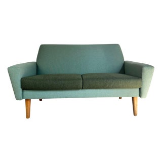 Danish Two-Seater Sofa in Wool Fabric, 1960 For Sale