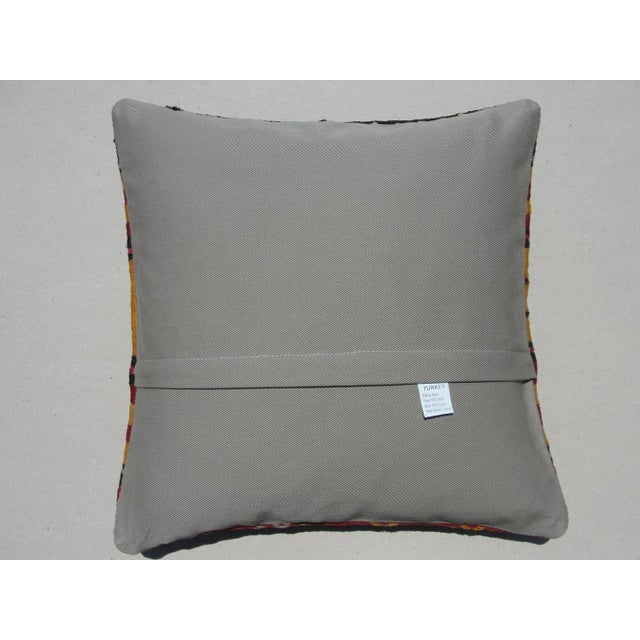 Turkish Kilim Decorative Pillow Cover For Sale - Image 12 of 13