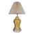 Vintage Italian Style Yellow Leviton Lamp For Sale