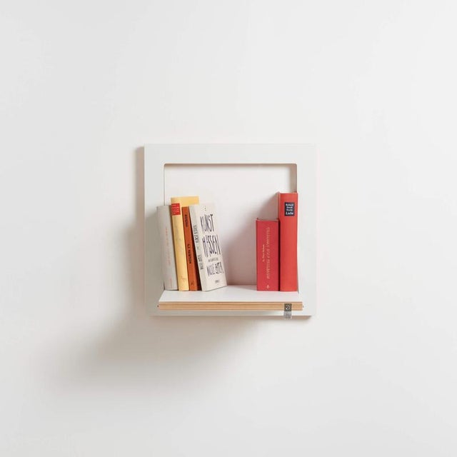 40x40-1 Fläpps Shelf in White from Ambivalenz For Sale - Image 9 of 9