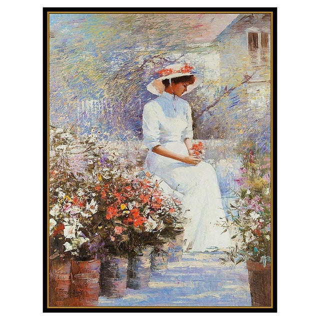 Contemporary Late 20th Century Garden Market, Hans Amis For Sale - Image 3 of 5