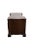 Wood 1950s Serpentine Front Baker Mahogany Leather Top Pedestal Writing Desk For Sale - Image 7 of 9
