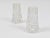French Art Nouveau Salt and Pepper Shakers in Facetted Crystal Glass, 1920s, Set of 2 For Sale - Image 9 of 11