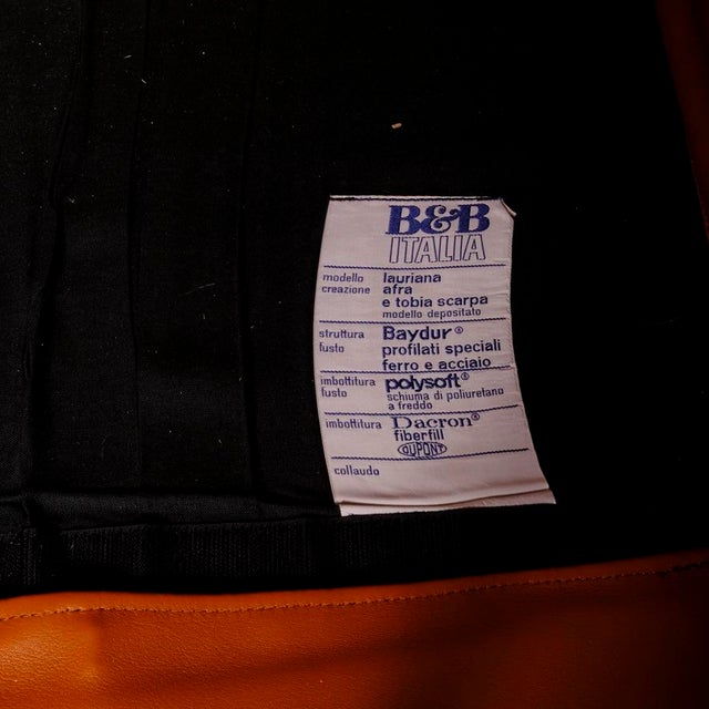 Vintage Chairs by Lauriana Afra and Tobia Scarpa for B&B Italia, 1970s, Set of 2 For Sale - Image 14 of 18