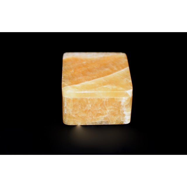 Gemstone Set of Three Mini Gemstone Boxes Natural Onyx Serpentine Italian For Sale - Image 7 of 17