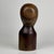 Unique 19th C. American Wood, Hand Carved Milliner Head Bust Sculpture For Sale - Image 9 of 12