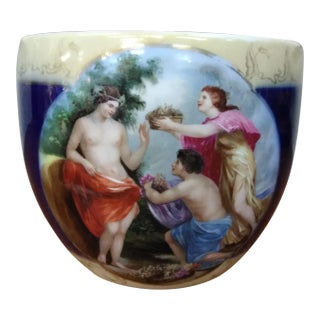 Antique Royal Vienna Porcelain Bowl For Sale