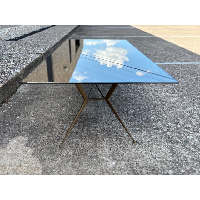 1940s Italian Modern Bronze Cocktail Table For Sale - Image 9 of 10