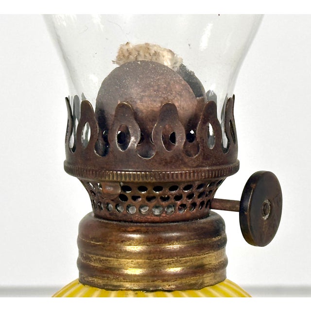 1930s Murano DeVilbiss Perfume Bottle Miniature Oil Lamp Marriage For Sale - Image 6 of 17