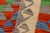 Beige Southwestern Turkish Kilim Gray Beige Hand-Woven Wool Rug For Sale - Image 8 of 9
