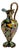 Mid 20th Century Belgium Green Ceramic Jar For Sale