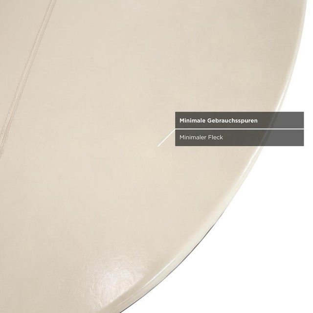 Animal Skin Leather Gilbert Table in Beige Cream from Baxter For Sale - Image 7 of 14