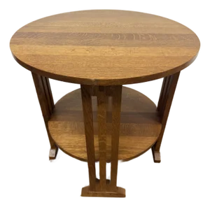 Stickley Mission Collection Round End Table