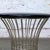 Mid-20th Century MCM Stool Manner of Warren Platner Chrome Wire Base and Black Vinyl Seat For Sale - Image 9 of 18