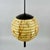 Metal Opaline Glass and Burnished Brass Beehive Ball Pendant, Germany, 1930s For Sale - Image 7 of 18