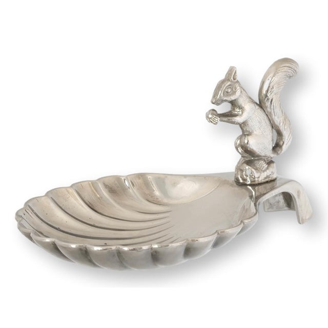 Mid 20th Century English Silver Plated Squirrel Trinket Dish, Midcentury For Sale - Image 5 of 5