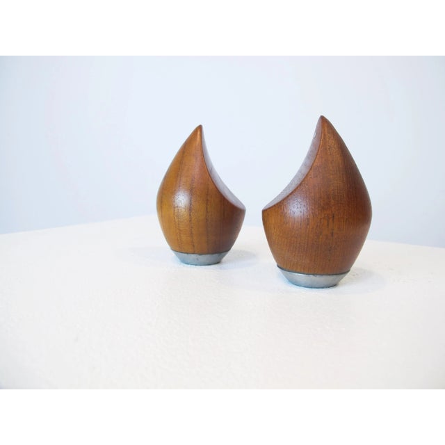 Mid-Century Modern Mid-Century Salt & Pepper Shakers Set by P. J. Østergaard for PJ Form, Set of 2 For Sale - Image 3 of 5