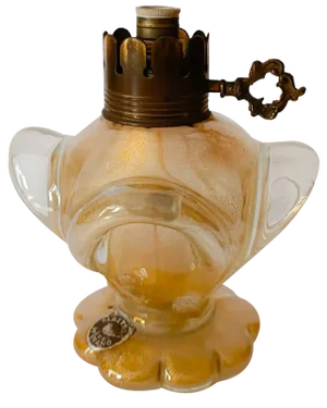 Gold Leaf Table Lamp in Murano Glass by Mazzega