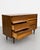 Johnson Carper Mid Century Modern Walnut Lowboy Dresser | Sculpted Front 6 Drawer Credenza | Refinished Vintage MCM Bedroom Storage Cabinet, C. 1960’s For Sale - Image 4 of 16