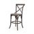 The Parisienne Cafe Counter Stool from Zentique brings the classic French cross-back bistro chair to counter height at...