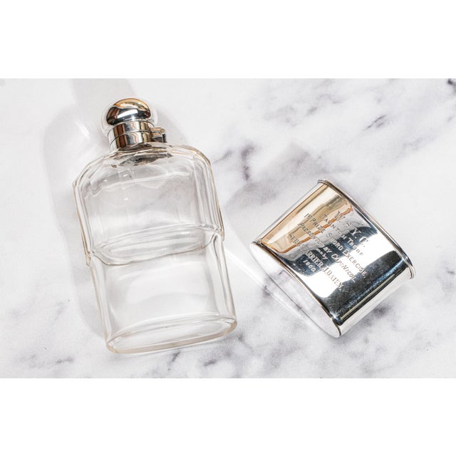 Collection Sterling Silver Crystal Flask With Framed Soldier on Horse Equestrian Photograph British Militaria For Sale - Image 16 of 18