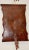 1960s Vintage Bronze Shield on Rustic Leather Scroll Wall Hanging For Sale - Image 5 of 10
