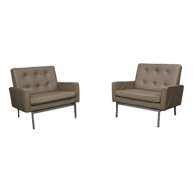 Set of Lounge Chairs Model 65A from Florence Knoll Bassett for for Knoll International, 1950s For Sale