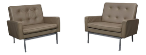 Set of Lounge Chairs Model 65A from Florence Knoll Bassett for for Knoll International, 1950s
