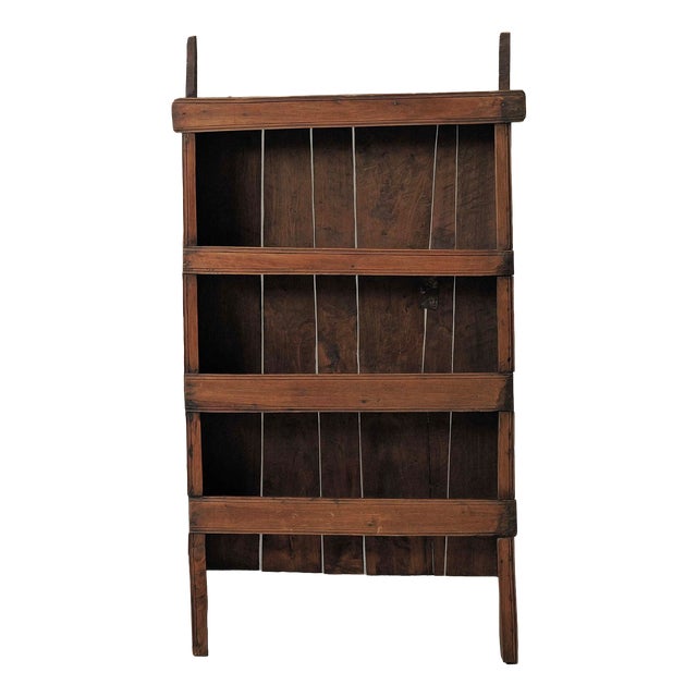Primitive Mountain Shelf in Wood, Spain, 1900s For Sale