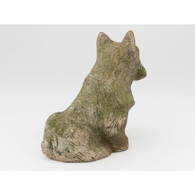 Composite Stone Scottie or Westie Dog, English Mid 20th C. For Sale - Image 4 of 10