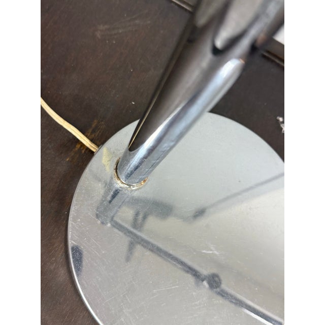 Metal Vintage Koch & Lowy Articulating Swing Arm Chrome Desk Lamp For Sale - Image 7 of 12