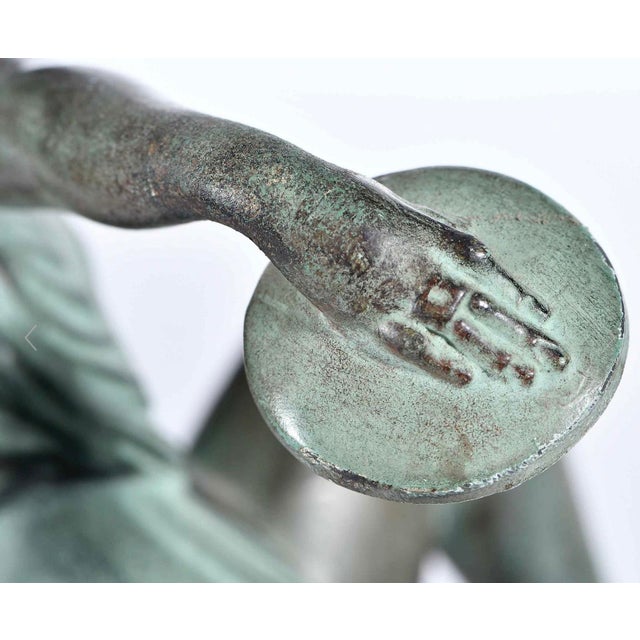 Metal Pierre Le Faguays (Fayral) Art Deco Bronze For Sale - Image 7 of 9