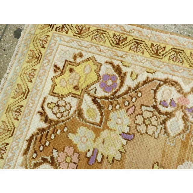 Textile Vintage Persian Mahal Rug – Size: 3' 4" X 4'11" For Sale - Image 7 of 10