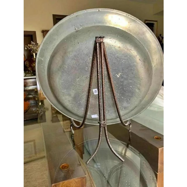 Italian Alms Plate, 17th Century For Sale - Image 10 of 11